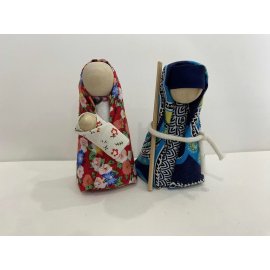Fabric Nativity set